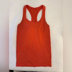 Orange Lululemon Tank Size 4